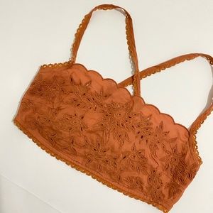 NWT Free People Cassandra crop top Sz XS